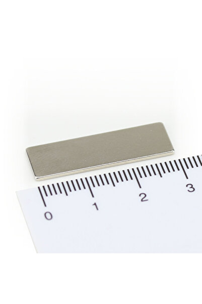Magnitech Ορθογώνιος Μαγνήτης 30x10x1mm Νεοδυμίου Δύναμη Έλξης 2.9kg