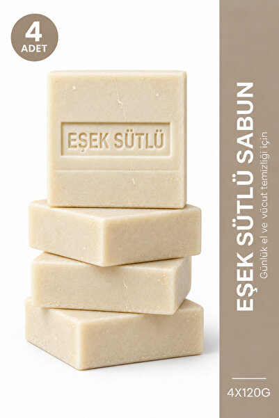 ŞİFAKÜR BİTKİSEL SAĞLIK ÜRÜNLERİ Eşek Sütü Sabunu 4'lü Paket 4 x 120 g Eşek S...