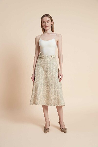 Yola تنورة ميدي مريحة