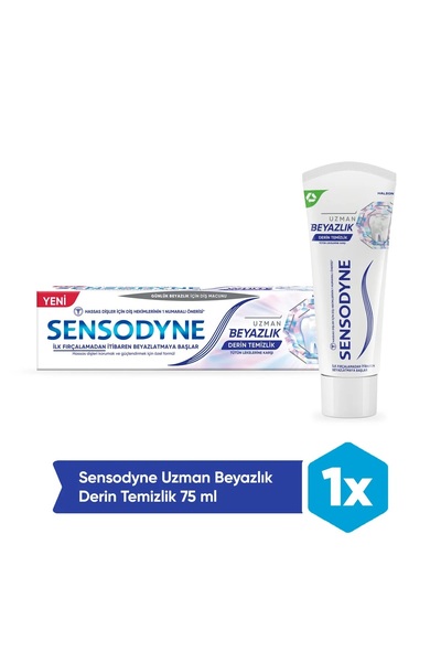Sensodyne Uzman Beyazlık Derin Temizlik Diş Macunu 75 ml