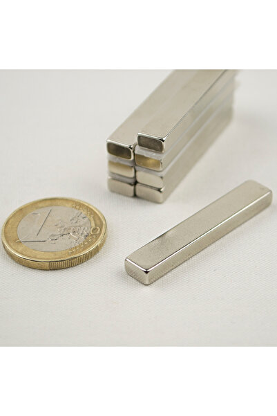 Magnitech Ορθογώνιος Μαγνήτης 40x7x4mm Νεοδυμίου Δύναμη Έλξης 4.5kg