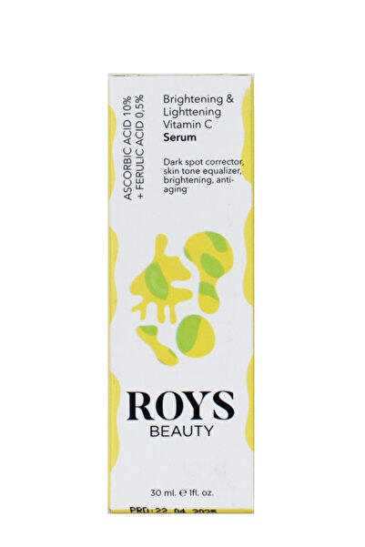 ROYS beauty سيروم تفتيح وتوحيد لون البشرة بفيتامين سي 10٪ + حمض الفيروليك 0.5...