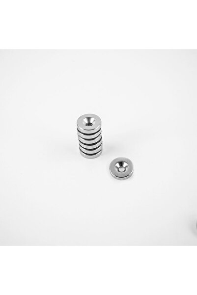 Magnitech Μαγνήτης Δίσκος Φ18x4x4.5mm με Εσοχή, Νεοδύμιο Νότιας Πόλωσης, Δύνα...