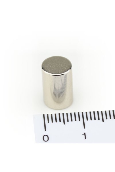 Magnitech Μαγνήτης Κυλίνδρου Νεοδυμίου Φ8x12mm Δύναμη Έλξης 3.2kg