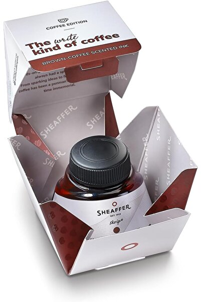 Sheaffer Scrip Coffee Edition Fountain Pen Ink, Axial Brown, Premium Writing ...
