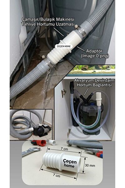 ÇEÇEN HOME Hırdavat Adaptör Conta Lavabo Sifon Gider Contası