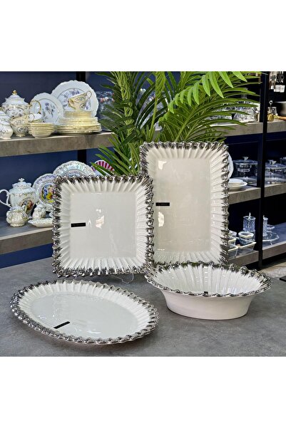 ROY KING Line Silver 4 Piece Presentation Service Set