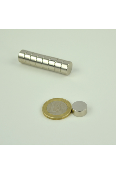 Magnitech Μαγνήτης δίσκου νεοδυμίου Φ12x4mm Δύναμη έλξης 3.5kg