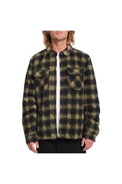 Volcom Μπλούζα Φλις με Μακριά Μανίκια BOWERED II, Μουστάρδα, XXL