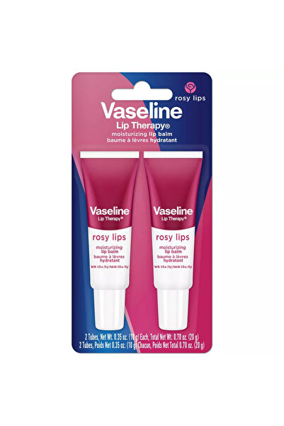 Vaseline Lip Therapy Travel Size Rosy Lip Balm - 2pk