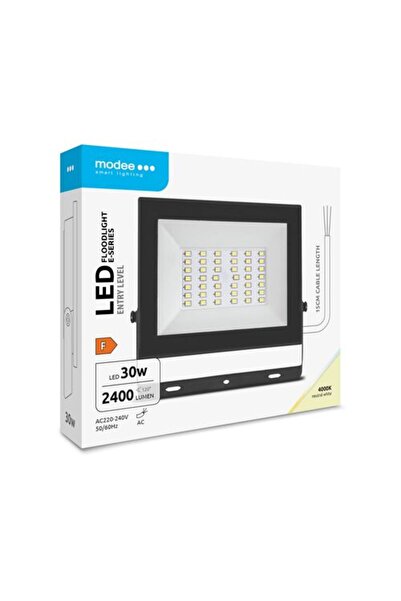 Modee Lighting Προβολέας LED Σειράς Ε Λεπτός 30W 120 °   4000K 2400 lm ERP