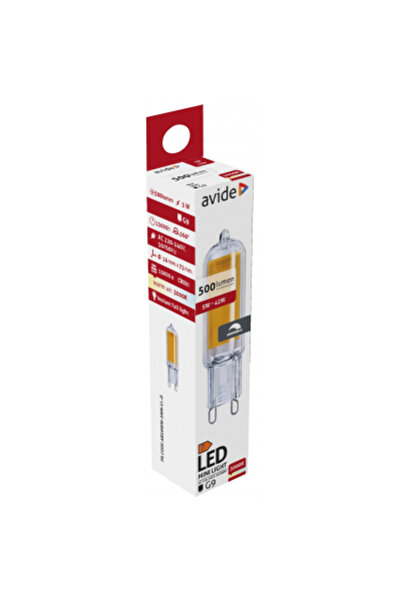 Avide LED 5W G9 COB WW 3000K Ρυθμιζόμενης Έντασης