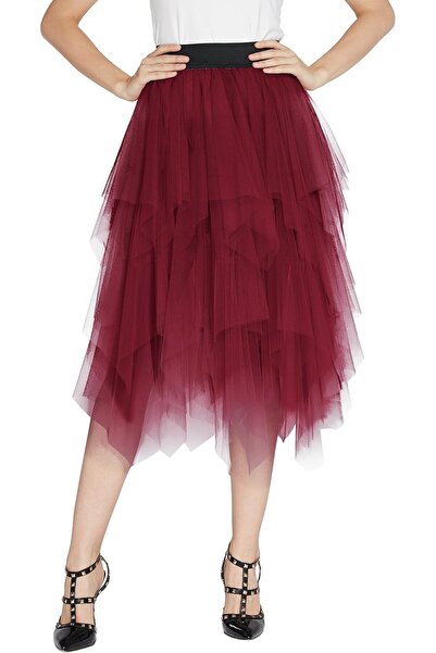 Urban CoCo Tutu skirt made of tulle by Urban CoCo, elastic waist, asymmetric ...