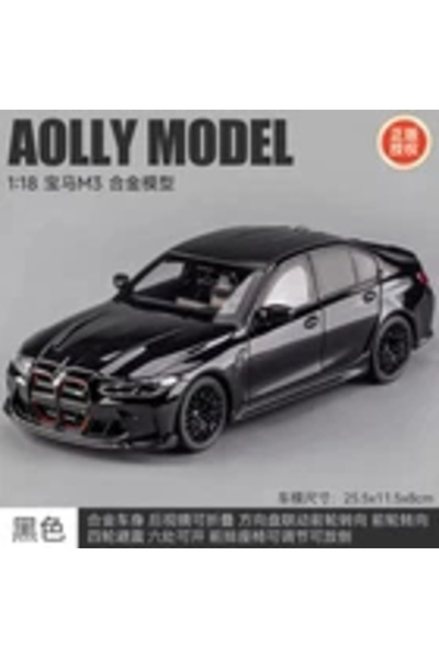 SCOWETTO 1:18 Scale Bmw M3 Cls Metal Licensed Model Car Black