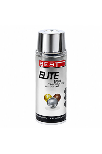 Best Elite Efekt Sprey Boya Parlak Kaplama Altın Krom Bakır 400 Ml (Krom)