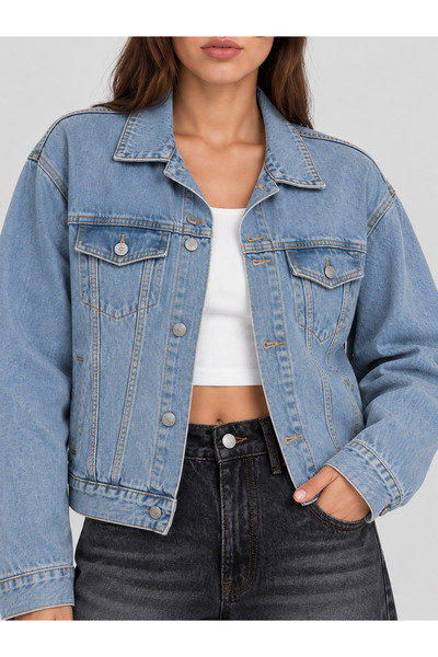 J&KSTORES Oversize No.1 Denim Ceket