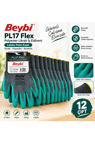 Genel Markalar 12 ÇİFT PL17 FLEX BEYBİ ELDİVEN 10XL