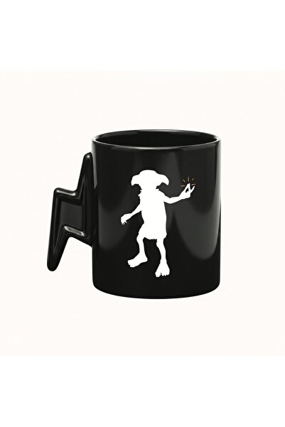 Space License ⚡   Harry Potter Dobby "Free Elf" Designed Black Mug with Light...