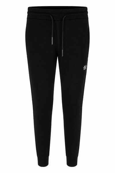 trender 2 Thread Black Men's Sweatpants K-1005