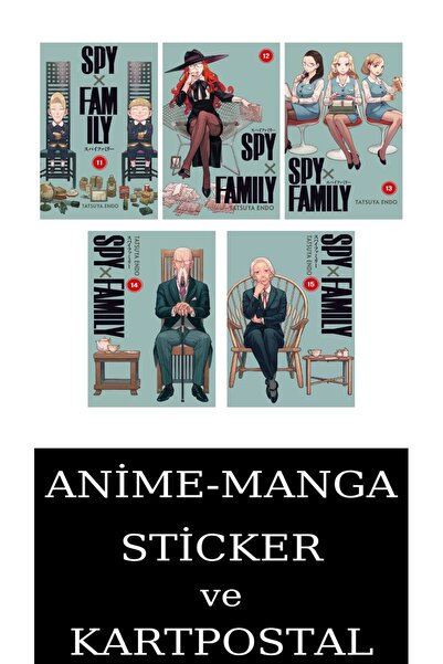 Gerekli Şeyler Yayıncılık Spy X Family 11-12-13-14-15 Manga Seti (5 KİTAP) / ...