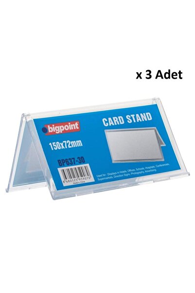 Bigpoint Cardboard Stand Double Sided 150X72Mm X 3 Pieces