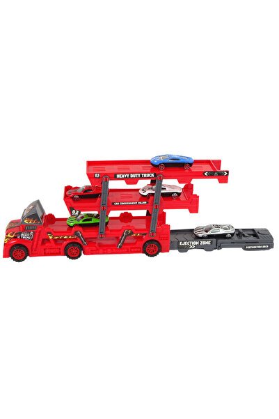LEAN Camion auto mare, autoplatformă extensibilă cu 3 etaje și ejector