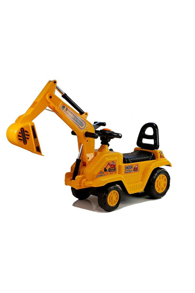 LEAN Excavator de plimbat pentru copii mici cu braț mobil și oliță