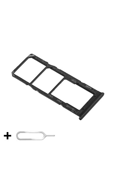 OEM Θήκη/Δίσκος κάρτας SIM για Samsung A12 Nacho (A127), με υποδοχή κάρτας mi...