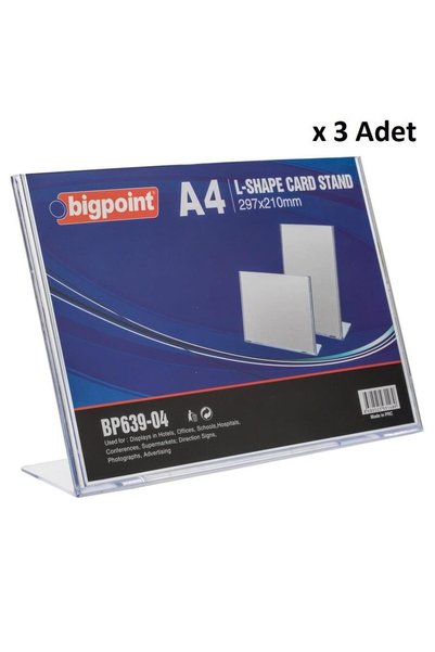 Bigpoint Horizontalni stalak za kartice A4 x 3 kom