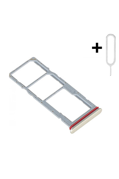 OEM Θήκη SIM για Realme C75 4G, 2 υποδοχές SIM + υποδοχή κάρτας microSD + περ...