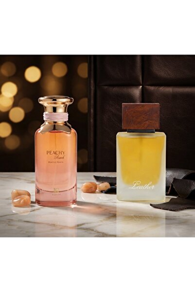Ahmed Al Maghribi peachy peach 100 ML and leather 50 ML Combo By