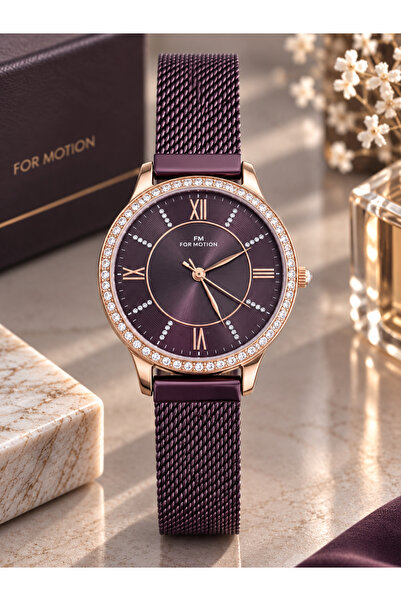 Formotion Kristal Kadran Hasır Kadın Kol Saati B01320D