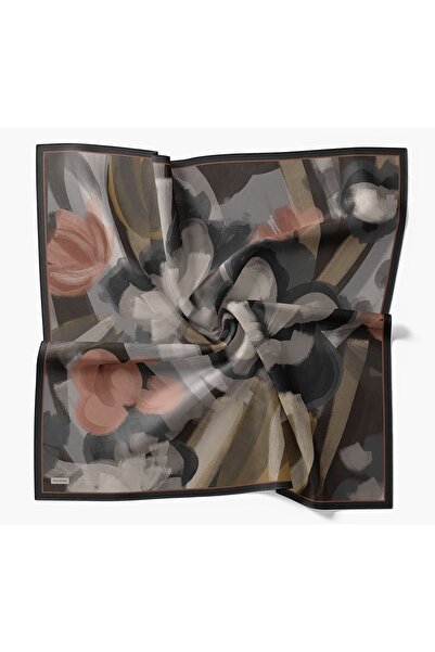 Silk Home Velora Scarf Watercolor Anthracite