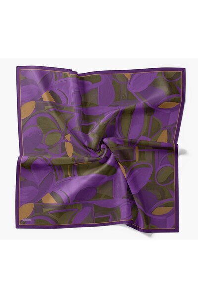 Silk Home Velora Scarf Abstract Purple