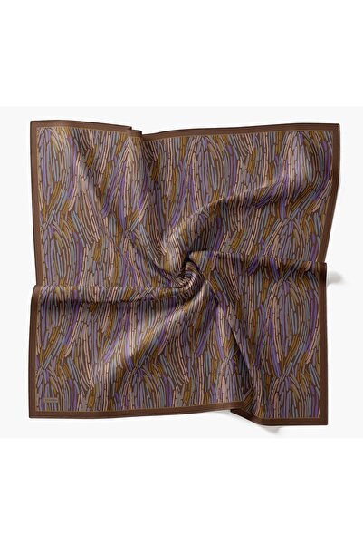 Silk Home Velora Scarf Modern Zebra Brown