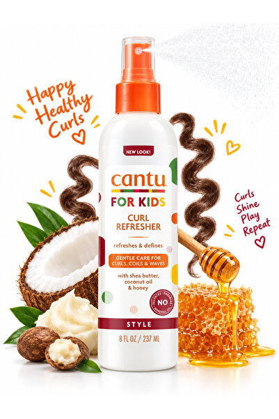 Cantu بخاخ الشعر المنعش كانتو كيدز كيرل 236 مل