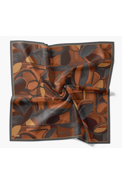 Silk Home Velora Scarf Abstract Orange