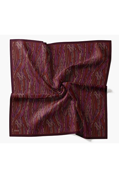 Silk Home Velora Scarf Modern Zebra Plum