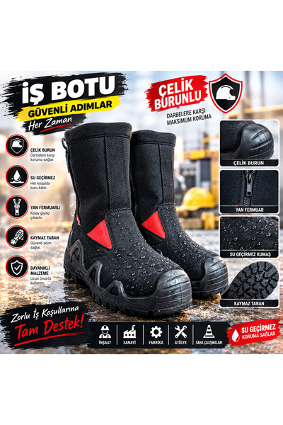 Asi İş botu (çelik burunlu)