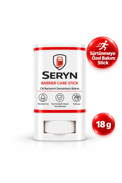 Barrier Stick 18 g – Sürtünmeye Özel Cilt Bakım Stick – İç Bacak, Ayak ve Sürtünmeye Maruz Kalan Bölgeler İçin Kokusuz, Vegan