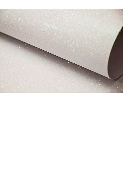 Genel Markalar Fon Karton Simli 50x70 Beyaz