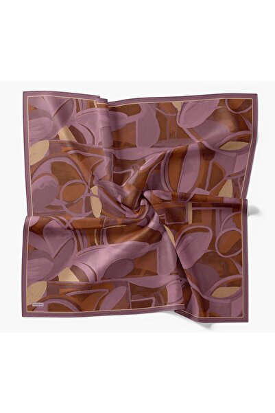 Silk Home Velora Scarf Abstract Dark Dusty Rose