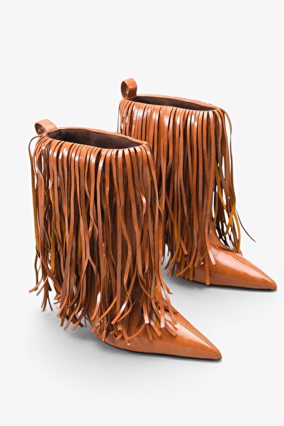 İNNABUTİKK Kolesa Women's Heeled Boots - Tan