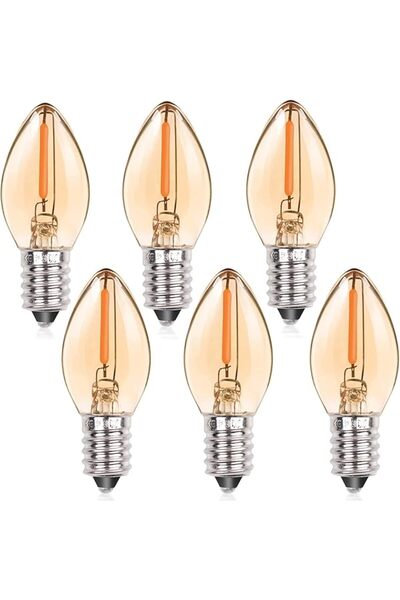 Bonlux مصباح LED E14 بقوة 0.5 واط، مصباح صغير قابل للتركيب، إضاءة دافئة بيضاء...
