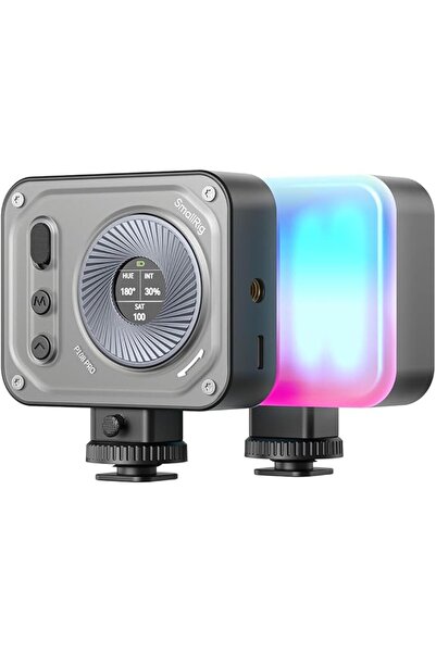 SmallRig ضوء فيديو RGB محمول Vibe P108 Pro، إضاءة LED للكاميرا للتصوير الفوتو...