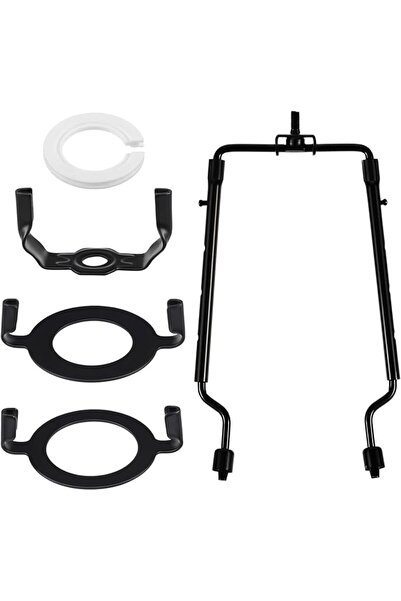 TERRIFI Adjustable Lamp Shade Harp Holder Support–Tall 7,8,9,10 Inch with 3/8...