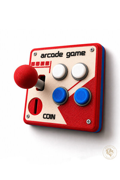 ARSKİNG Retro Atari Tasarımlı Dekoratif Işık Anahtarı Kapağı - Oyuncu (Gamer)...
