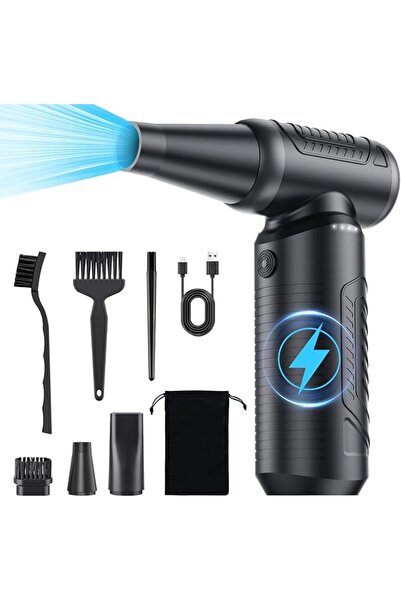 GENERAL Compressed Air Duster, 200,000 RPM Electric Air Duster for Computer, ...