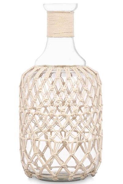 Gift Decor Carafă Giftdecor cu șnur împletit, albă (8430852914279)