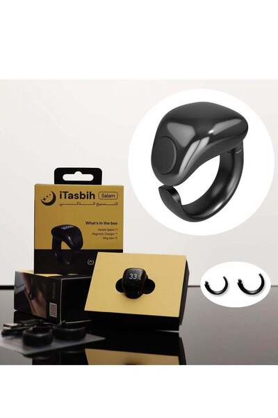 WESLAMIC iTasbih Smart Tasbih Counter Zikr Ring – Digital Tasbeeh Counter wit...